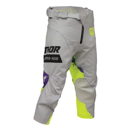 Pantalon cross Thor LAUNCH BLEACH - ENFANT - Gris / Jaune