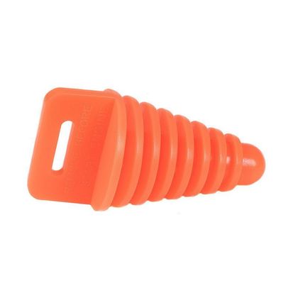 Bouchon d'échappement Motoblouz DIAMETRE 32-54 MM Universel - Orange Ref : KOR0148 
