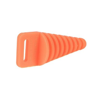 Motoblouz DIAMETER 14-37 MM Uitlaatplug Universeel - Oranje