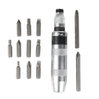 Motoblouz AANSLAGEN (12 STUKS) Schroevendraaier Universeel - Grijs