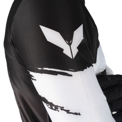 Camiseta de motocross Prov MARTIAN 2024 - Negro / Blanco