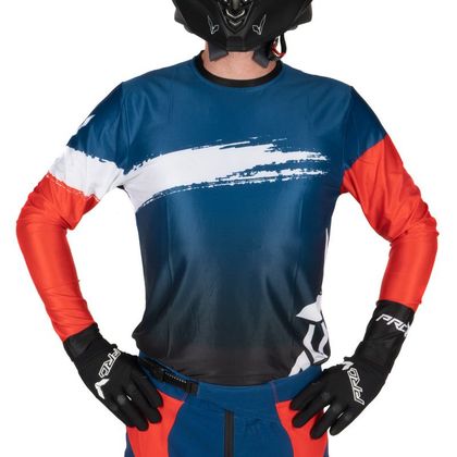 Camiseta de motocross Prov MARTIAN 2024 - Azul / Rojo