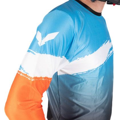 Camiseta de motocross Prov MARTIAN 2024 - Azul / Naranja