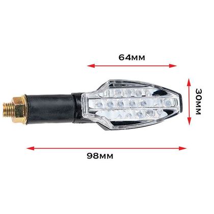 KOOROOM LUMI LED (De paar) Richtingaanwijzer Universeel - Zwart