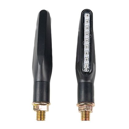 Clignotant Motoblouz MOTION LED SEQUENTIELS (La paire) Universel - Noir Ref : KOR0192 