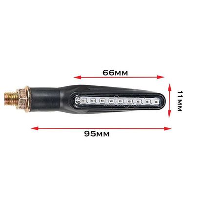 Clignotant Motoblouz MOTION LED SEQUENTIELS (La paire) Universel - Noir