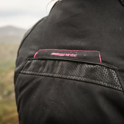 DXR ROADTRIP VROUW Motorvest - Zwart / Roze