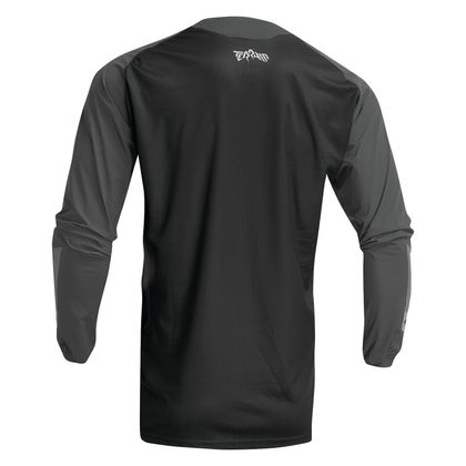Camiseta de motocross Thor TERRAIN 2022 - Negro / Gris