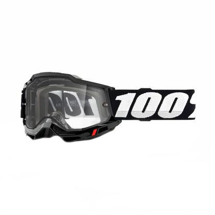 Gafas de motocross 100% ACCURI 2 ENDURO - BLACK - DOUBLE CLEAR 2022