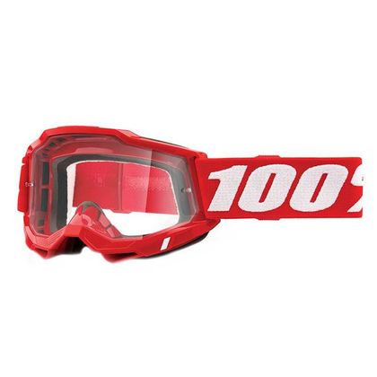 Gafas de motocross 100% ACCURI 2 - RED - CLEAR 2022 Ref : CE0840 / NPU 