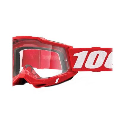 Gafas de motocross 100% ACCURI 2 - RED - CLEAR 2022