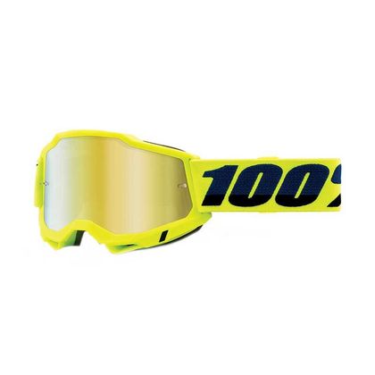 Gafas de motocross 100% ACCURI 2 - IRIDIUM GOLD 2023 - Amarillo / Negro Ref : CE1103 / 50014-00003 