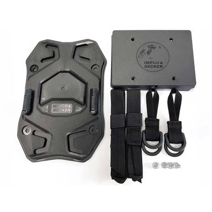Hepco & Becker Basic Universal Mounting Plate - Black Ref : HBE0563 / FS526000 