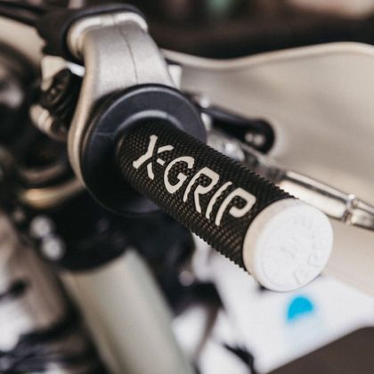 Poignées de guidon X-GRIP GRIPS LOCK Universel - Blanc