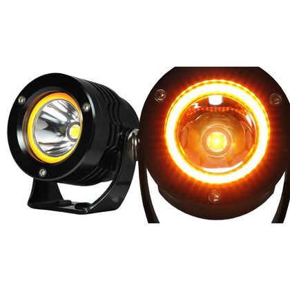 Feux additionnels LED Tecno Globe moto : , feu de