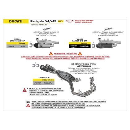 Arrow Works TitanE - Verbindungsrohr aus Titanium Schalldämpfer - Grau