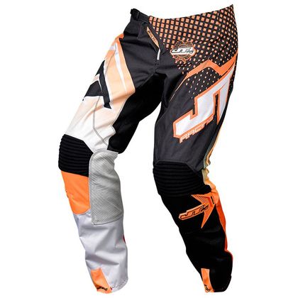 Pantalon cross JT Racing HYPERLITE VOLTAGE - NOIR/ORANGE/BLANC  Ref : JT0120 