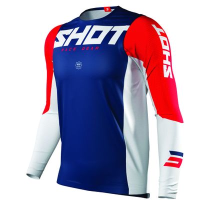 Camiseta de motocross Shot AEROLITE AIRFLOW - NAVY 2021 Ref : SO1841 