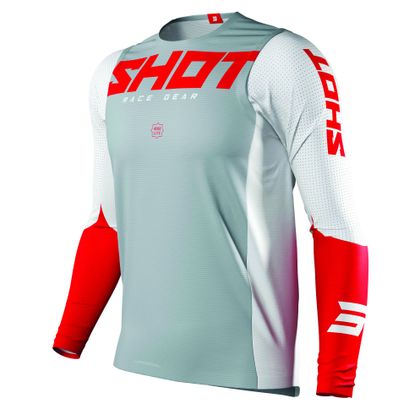 Camiseta de motocross Shot AEROLITE AIRFLOW - RED 2021 - Rojo Ref : SO1844 