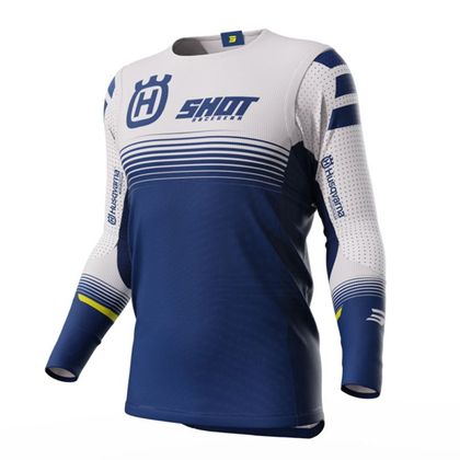 Camiseta de motocross Shot AEROLITE - HUSQVARNA LIMITED EDITION 2023 - Azul