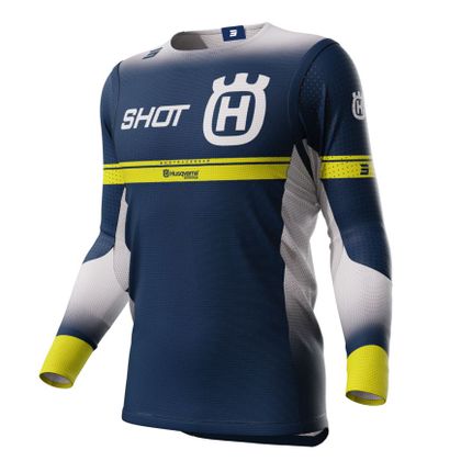 Camiseta de motocross Shot AEROLITE - HUSQVARNA LIMITED EDITION 2024 - Azul Ref : SO2501 