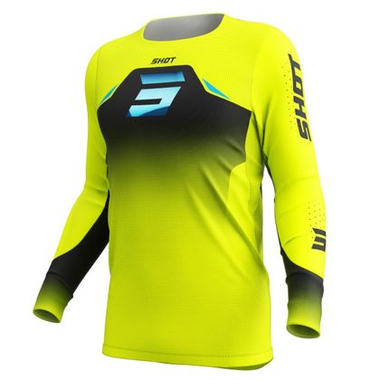 Maillot cross Shot AEROLITE PHASE 2026 - Jaune / Noir Ref : SO3138 