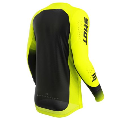 Maillot cross Shot AEROLITE PHASE 2026 - Jaune / Noir