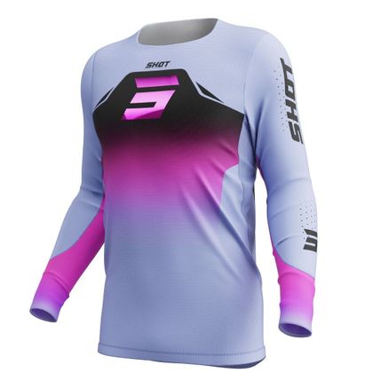 Maillot cross Shot AEROLITE PHASE 2026 - Violet / Noir Ref : SO3139 
