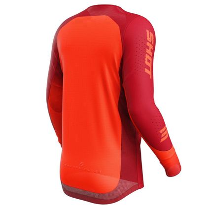Maillot cross Shot AEROLITE PHASE 2026 - Noir / Rouge