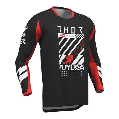 Maillot cross Thor LAUNCH FUTURA - ENFANT - Noir / Rouge