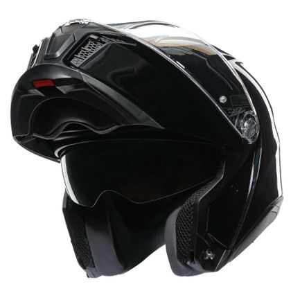 Casque modulable AGV TOURMODULAR - SOLID - Noir Ref : AG0988-C757 