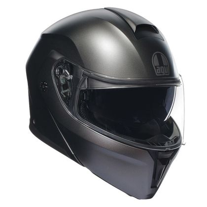 Casque modulable AGV STREETMODULAR - MATT - Gris / Blanc
