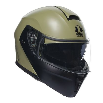 AGV STREETMODULAR - MAT Modulaire helm - Groen / Zwart