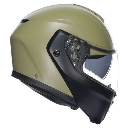 AGV STREETMODULAR - MAT Modulaire helm - Groen / Zwart