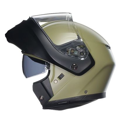 AGV STREETMODULAR - MAT Modulaire helm - Groen / Zwart Ref: AG1012-C3214 