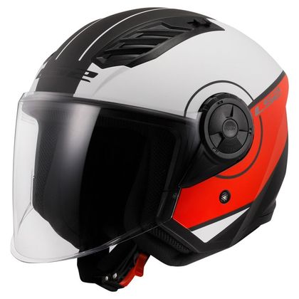 Casque LS2 OF616 - AIRFLOW II - COVER - Blanc / Rouge