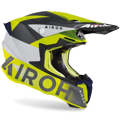 Airoh Casco Moto Cross Airoh TWIST 2.0 Neón Amarillo M Yellow Helmet Casque Off Road 