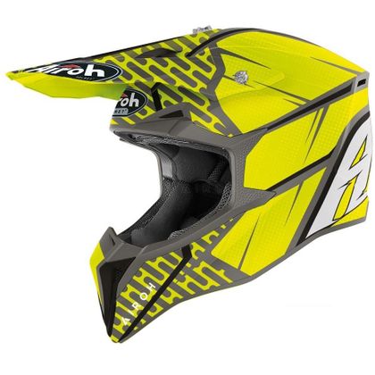 Casque cross Airoh WRAAP - IDOL - YOUTH - Gris Ref : AR1245 