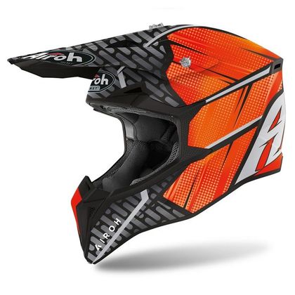 Casco de motocross Airoh WRAAP - IDOL - ORANGE MATT 2023 Ref : AR1174 