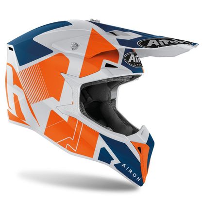Casco de motocross Airoh WRAAP - RAZE - ORANGE MATT 2023 - Naranja
