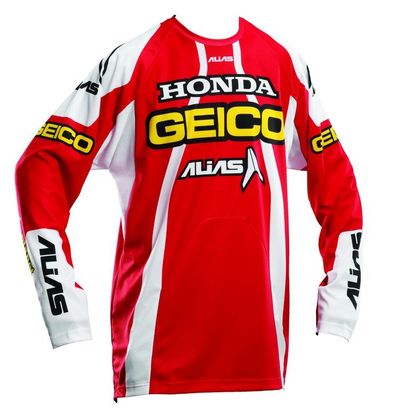 Maillot cross Alias A1 Geico Team jersey red white 