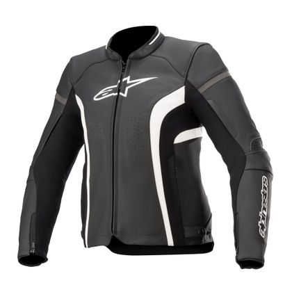 Blouson Alpinestars STELLA KIRA V2 - Noir / Blanc Ref : AP12365 