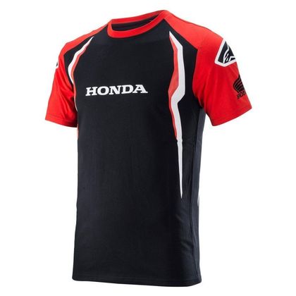 T-Shirt manches courtes Alpinestars HONDA - Rouge / Noir