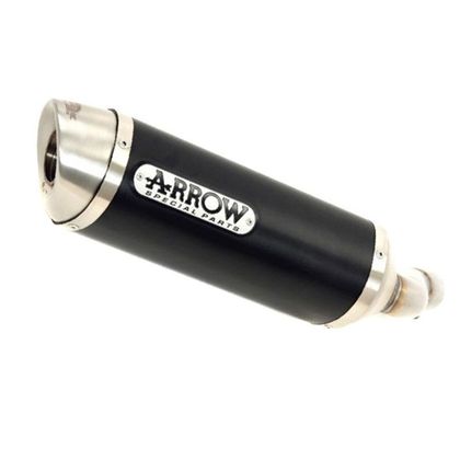 Silenziatore Arrow Alluminio scuro Race-Tech con fondello in acciaio Ref : 72624AON / CMB72624AON+72156PZ 