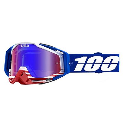 Gafas de motocross 100% RACECRAFT ANTHEM- PANTALA IRIDIUM ROJO/AZUL 2020 Ref : CE0755 / NPU 