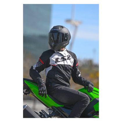 LS2 APEX Motor Vest - Black / White