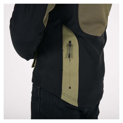 Knox TOR Motorweste - Grün / Schwarz