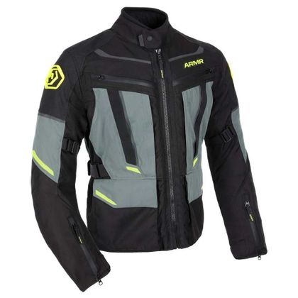 ARMR KUMAJI 3.0 Motorradjacke - Schwarz / Grün Ref : AMR0001 