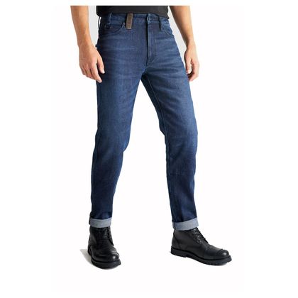 Jeans Pando Moto ARNIE - Slim - Blu