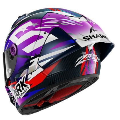 Casque intégral Shark AERON-GP FIM RACING #2 REPLICA ZARCO SIGNATURE - Carbone / Violet